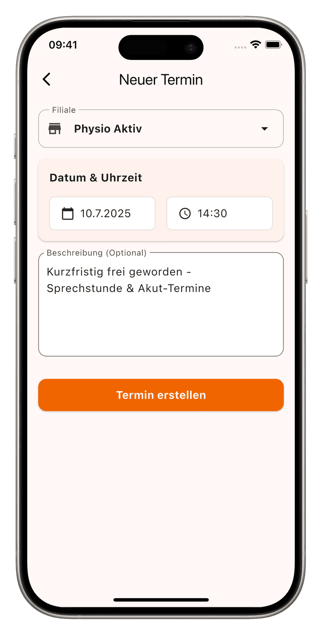 Neuer Termin im Handumdrehen